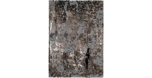 WEBTEPPICH 200/200 cm Timeline Quantum Braun, Beige  - Beige/Braun, Design, Textil (200/200cm) - Novel