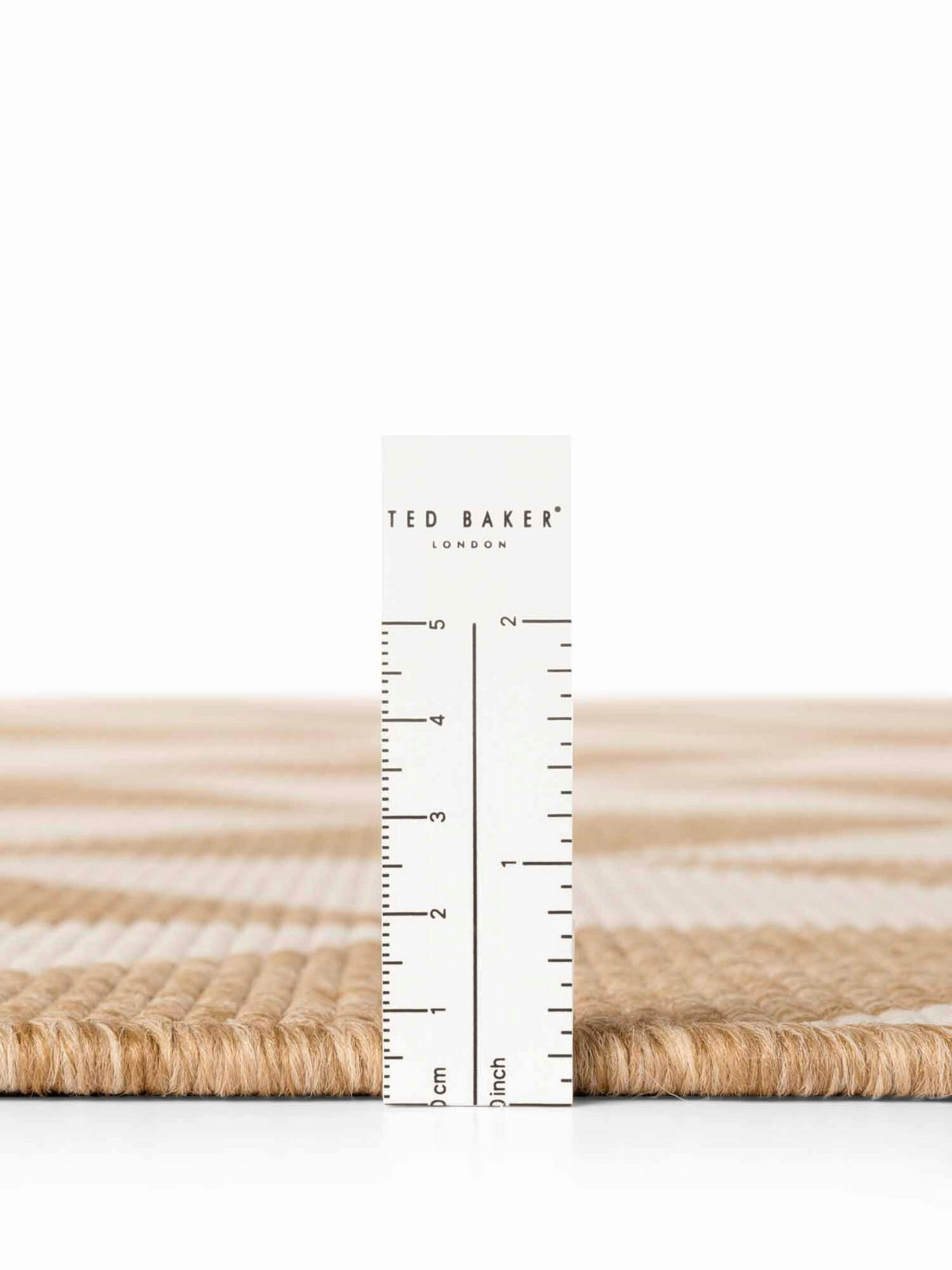 FLACHWEBETEPPICH 80/200 cm Haringey Weiß, Sandfarben rechteckig  - Sandfarben/Weiß, Design, Kunststoff (80/200cm)