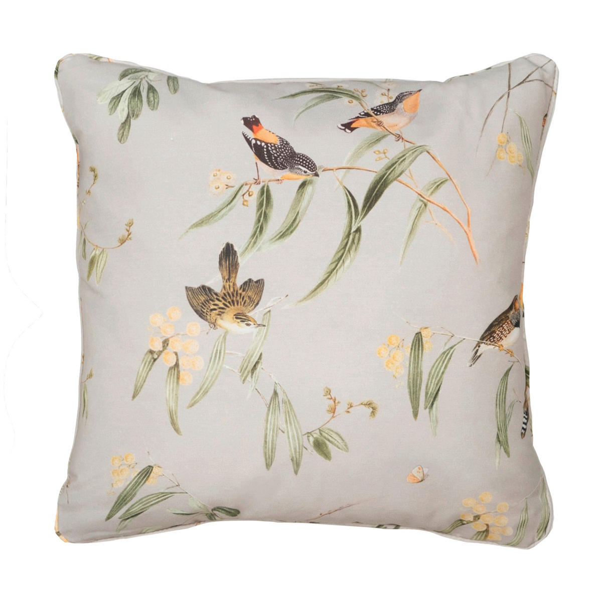 ZIERKISSEN - Gelb/Creme, Basics, Textil (50/50cm)