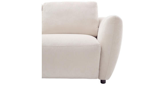 ECKSOFA  in Chenille Naturfarben  224/307 cm  - Schwarz/Naturfarben, KONVENTIONELL, Kunststoff/Textil (224/307cm) - Hom`in