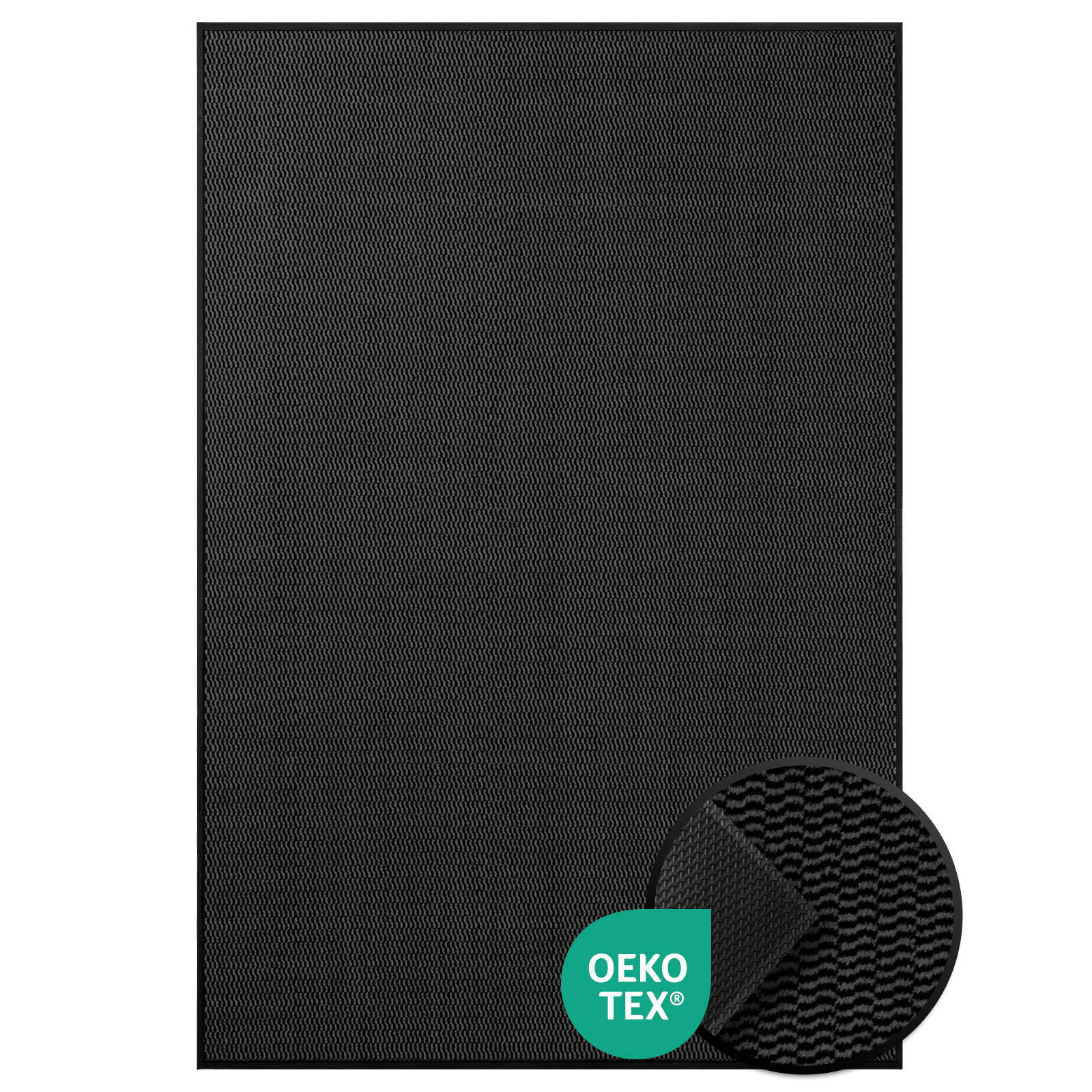 SCHMUTZFANGMATTE  40/60 cm  Anthrazit  - Anthrazit, Basics, Kunststoff/Textil (40/60cm) - Floordirekt