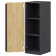 KOMMODE  in 40/112,5/41,9 cm  - Weiß/Hickory, Design, Holzwerkstoff/Metall (40/112,5/41,9cm) - Moderano