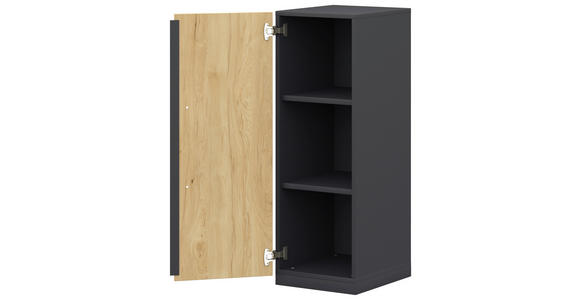 KOMMODE in 40/112,5/41,9 cm - Weiß/Hickory, Design, Holzwerkstoff/Metall (40/112,5/41,9cm) - Moderano