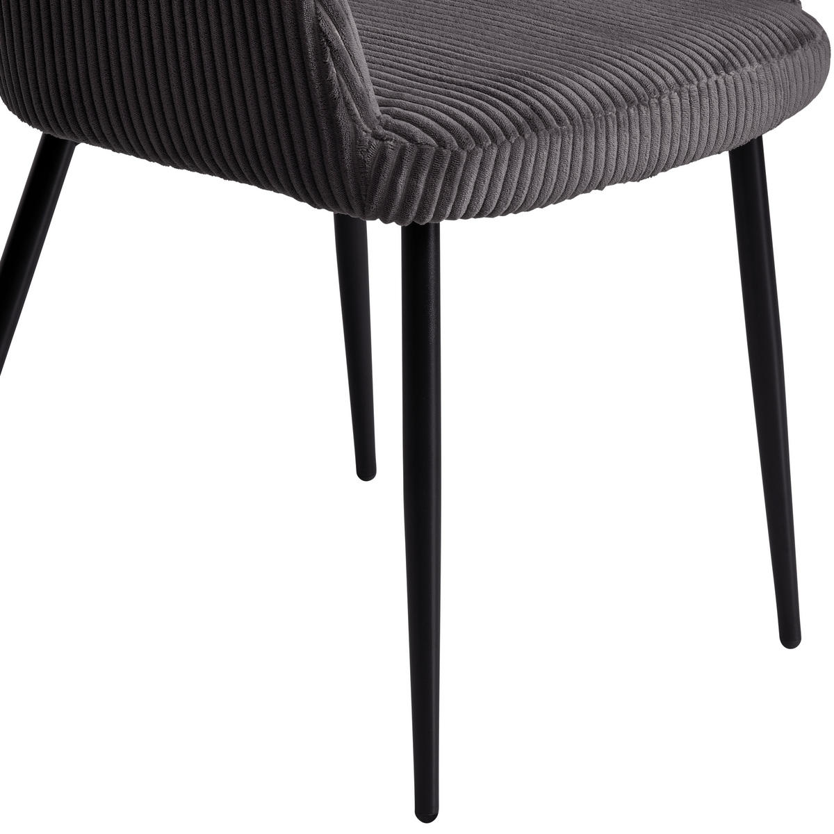 NASLANJAČ, les, kovina, tekstil siva  - siva/črna, Konvencionalno, kovina/tekstil (57/83.5/63cm) - MID.YOU