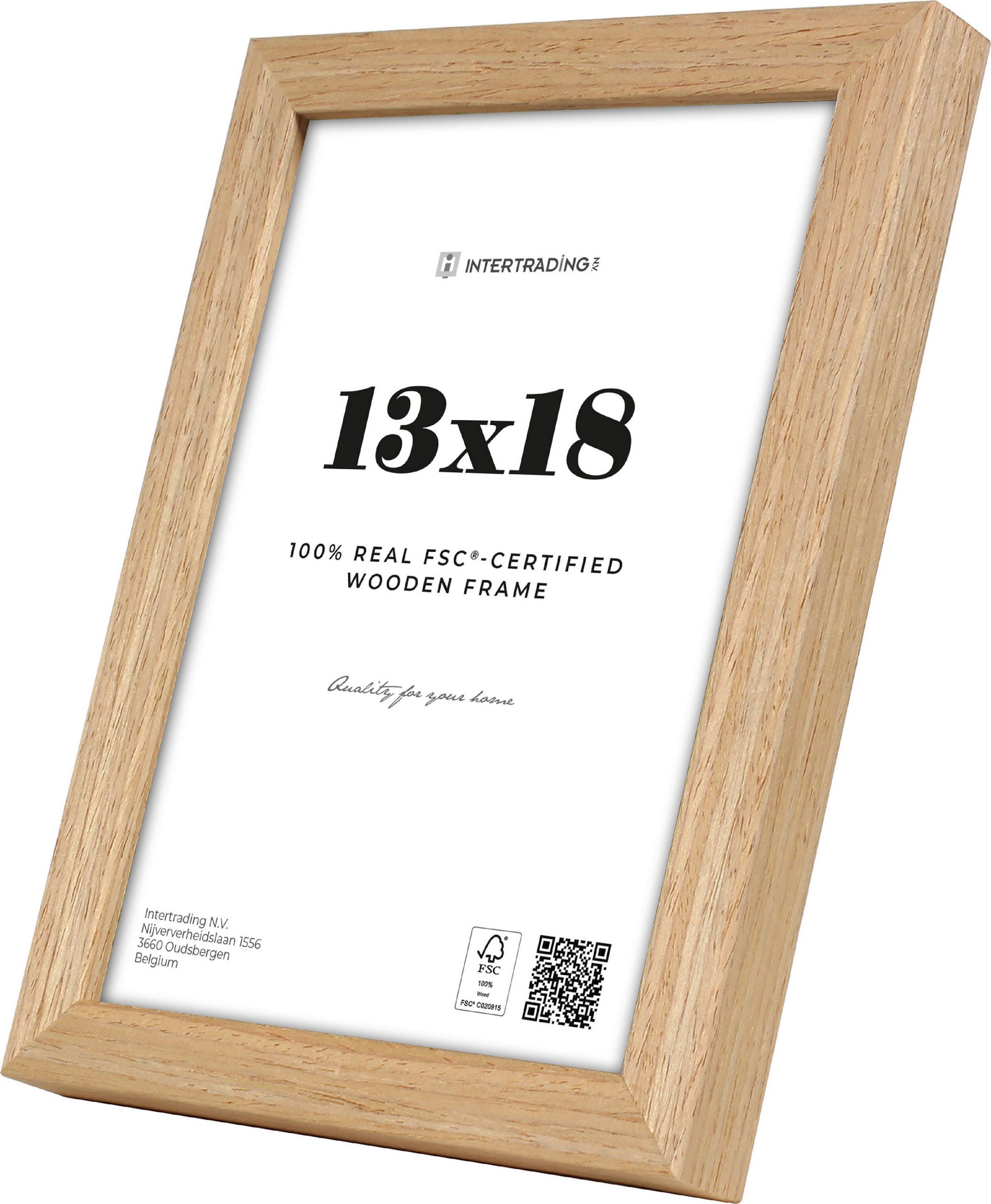 BILDERRAHMEN 15/20,1/2 cm  - Eichefarben, Basics, Holzwerkstoff (15/20,1/2cm)