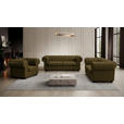 CHESTERFIELD-SESSEL - Wengefarben/Khaki, LIFESTYLE, Holz/Textil (115/76,5/96cm) - Landscape