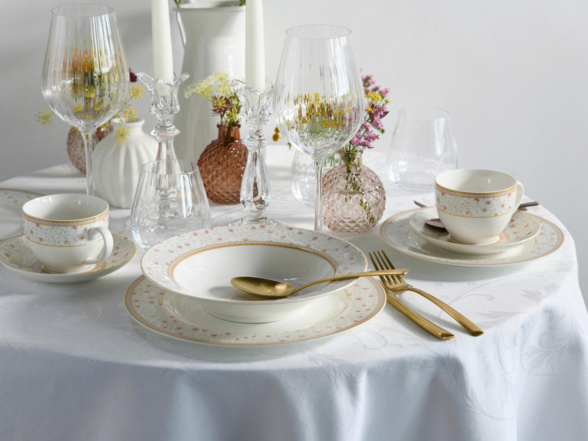 KOMBINOVANÁ SOUPRAVA, 30dílné, porcelán (new bone china) - perleť, Trend, keramika - Creatable