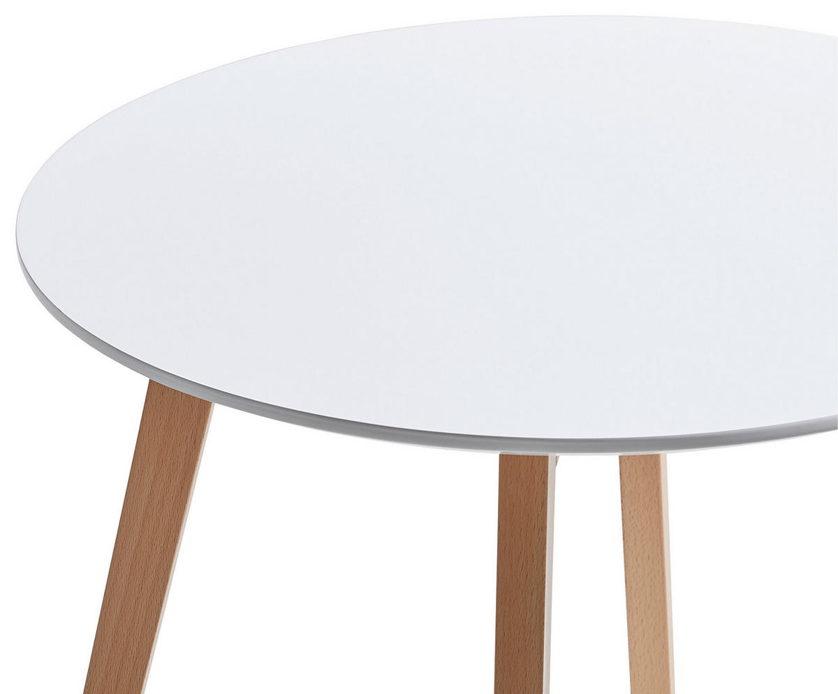 KINDERTISCH - Naturfarben/Weiß, Basics, Holz/Holzwerkstoff (60/60/48cm) - My Baby Lou