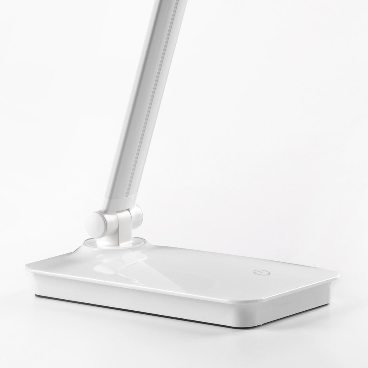 LED-SCHREIBTISCHLEUCHTE 4902 DESKI 29/17/27 cm   - Weiß Hochglanz/Weiß, Design, Kunststoff/Metall (29/17/27cm)