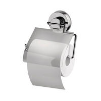 TOILETTENPAPIERHALTER  in Metall, Kunststoff  - Chromfarben/Transparent, Basics, Kunststoff/Metall (16,5/16,5/3,4cm) - Sadena