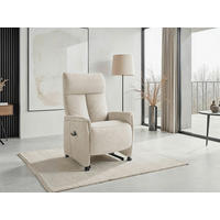 RELAXSESSEL in Textil Silberfarben  - Silberfarben/Schwarz, Basics, Kunststoff/Textil (76/110/84cm) - Sit & More