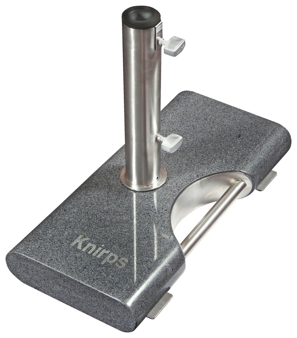 SONNENSCHIRMSTÄNDER Granit Anthrazit  - Anthrazit, Basics, Stein/Metall (55/7/26cm) - KNIRPS