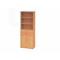 AKTENSCHRANK Buchefarben  - Buchefarben, Basics, Holzwerkstoff (80/215,6/41,7cm) - Venda