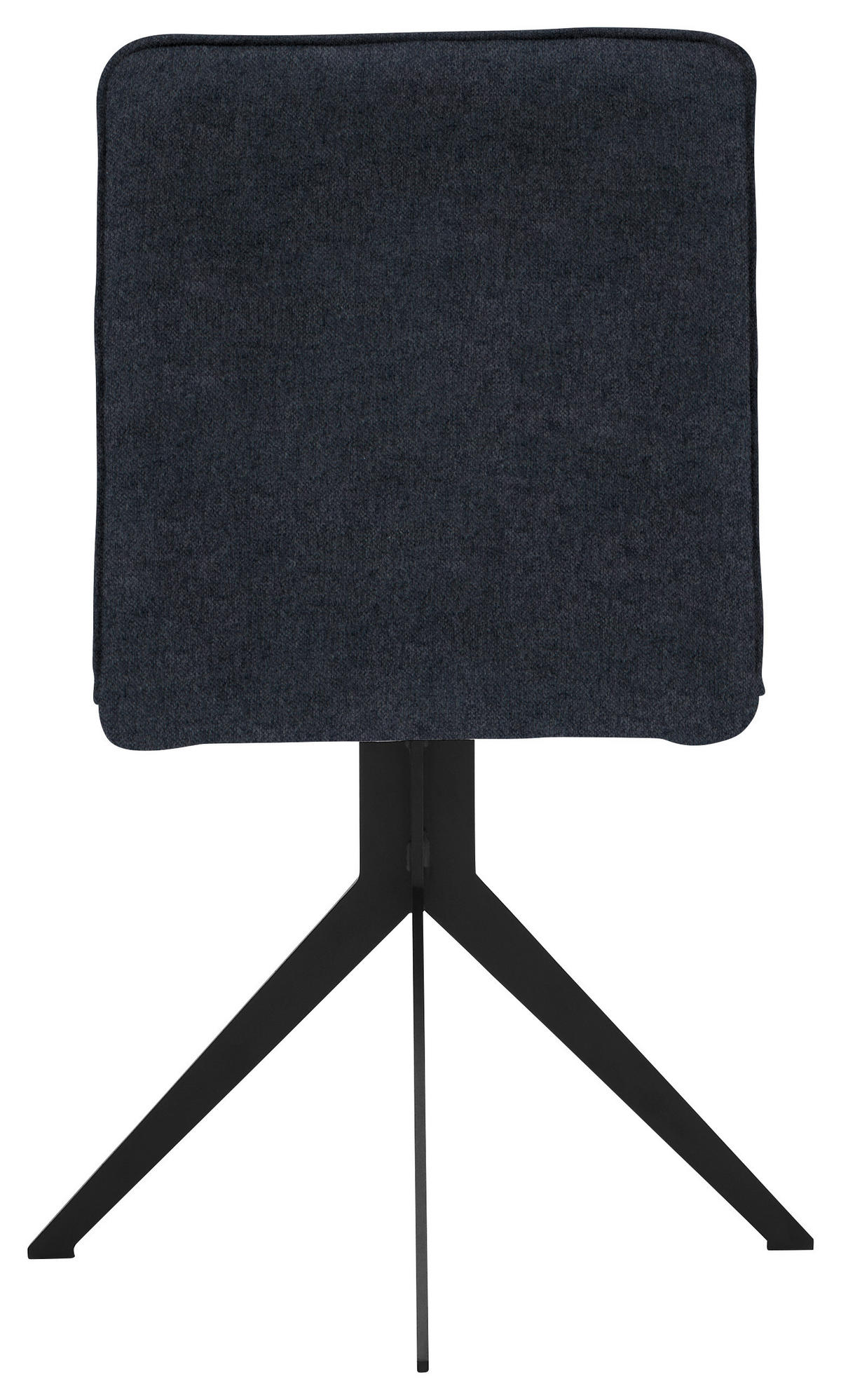 STUHL  in Stahl Webstoff Metall, Textil  - Schwarz, Design, Textil/Metall (46,5/87/64cm) - Voleo