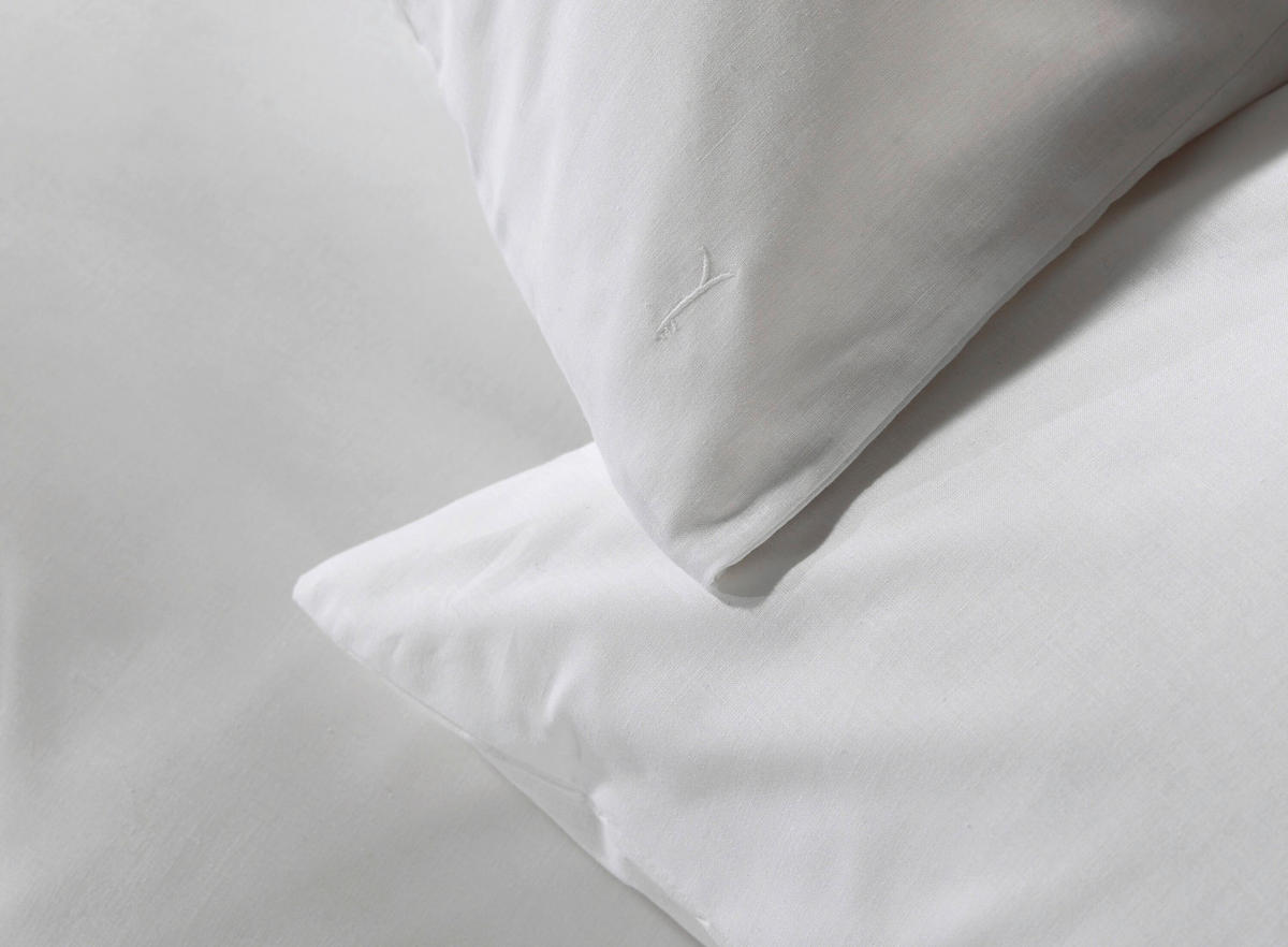BETTWÄSCHE Suite-Casablanca Renforcé 155/220 cm  - Weiß, Basics, Textil (155/220cm)
