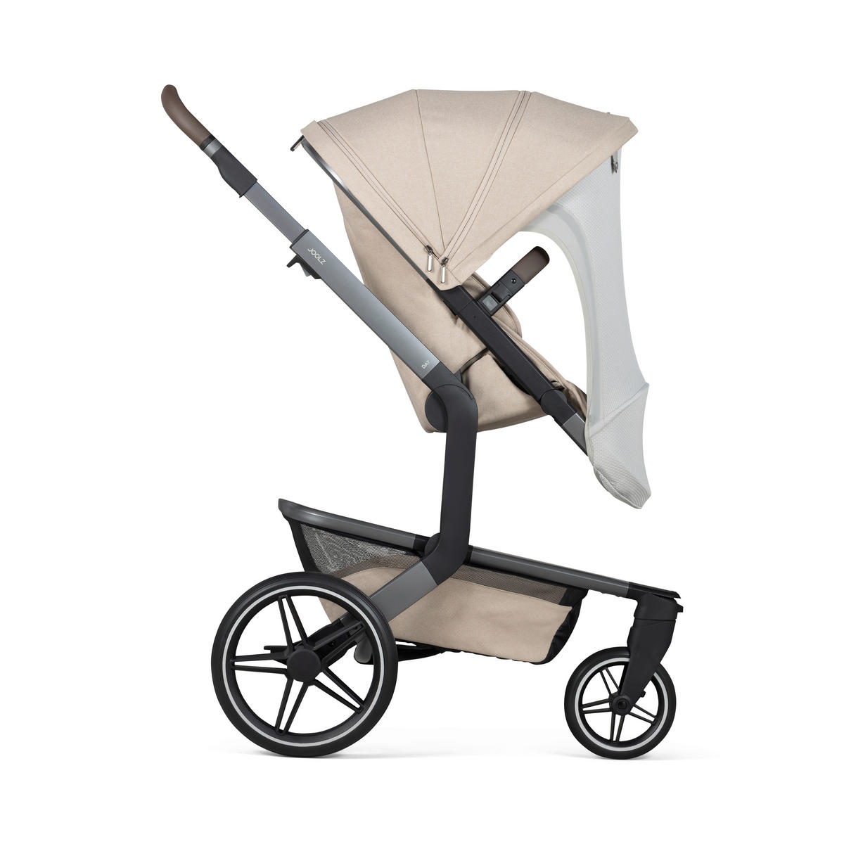 KINDERWAGENAUSSTATTUNG Day5 Comfort Cover  - Grau, Basics, Textil - Joolz