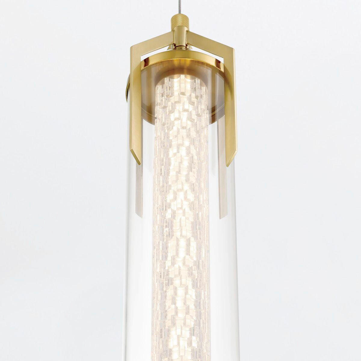 LED-HÄNGELEUCHTE 15/50,5/60 cm    - Goldfarben, Basics, Glas/Metall (15/50,5/60cm) - Elstead Lighting