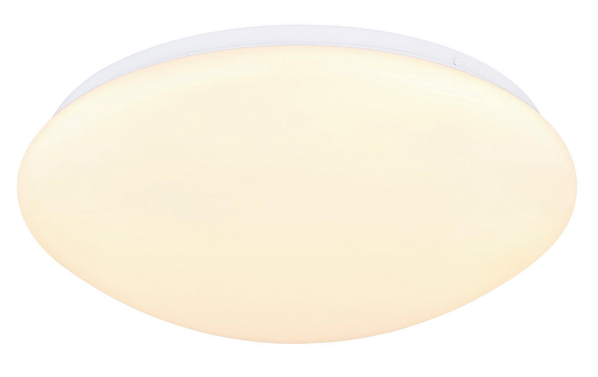 LED-DECKENLEUCHTE 38/11 cm   - Opal/Weiß, Basics, Kunststoff/Metall (38/11cm)