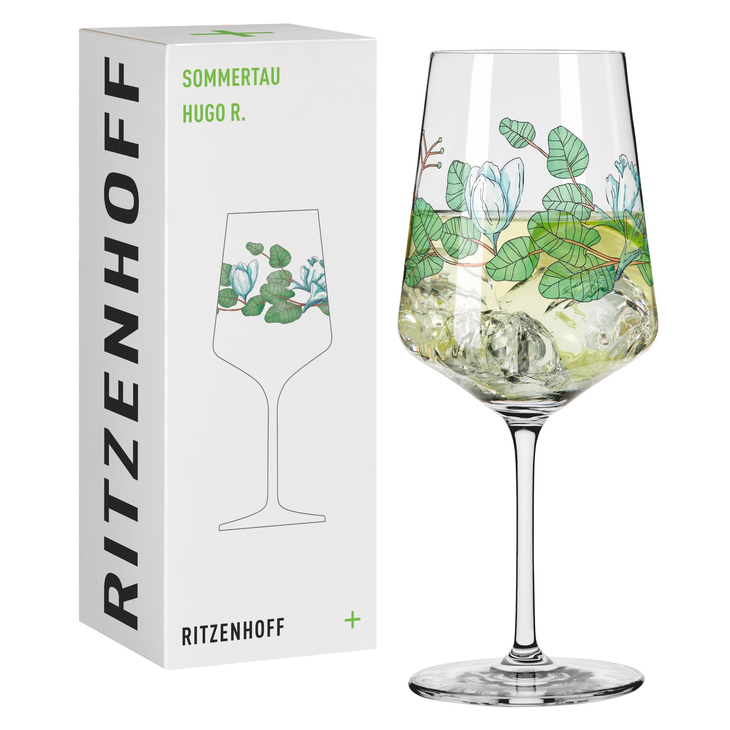 SPRITZERGLAS 544 ml  - Blau/Transparent, Trend, Glas (9,3/22,5cm) - Ritzenhoff