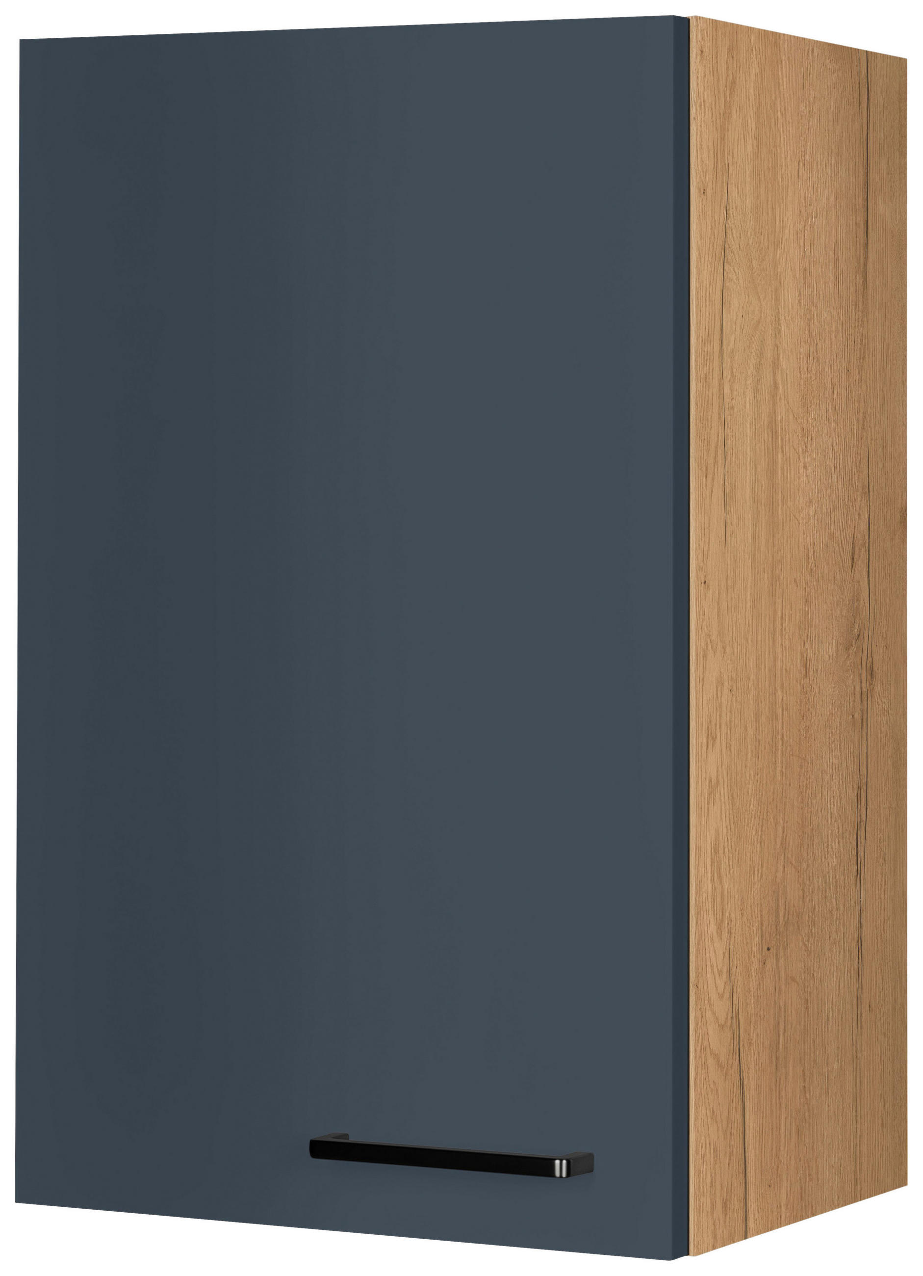 KÜCHENOBERSCHRANK 45/72/35 cm  in Blau, Eichefarben  - Blau/Eichefarben, MODERN, Holzwerkstoff/Metall (45/72/35cm) - Nobilia