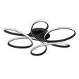 LED-DECKENLEUCHTE 70/10 cm   - Schwarz, Design, Kunststoff/Metall (70/10cm) - Novel