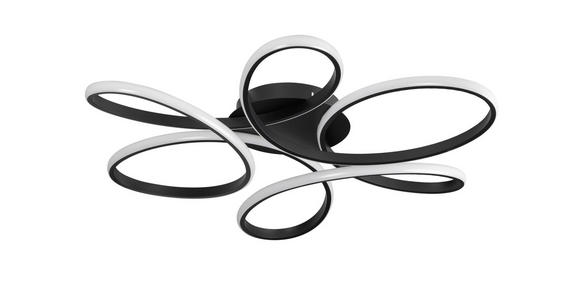 LED-DECKENLEUCHTE 70/10 cm   - Schwarz, Design, Kunststoff/Metall (70/10cm) - Novel