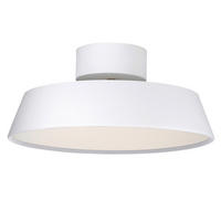 LED-DECKENLEUCHTE 30/12,8 cm   - Weiß, KONVENTIONELL, Metall (30/12,8cm) - Nordlux