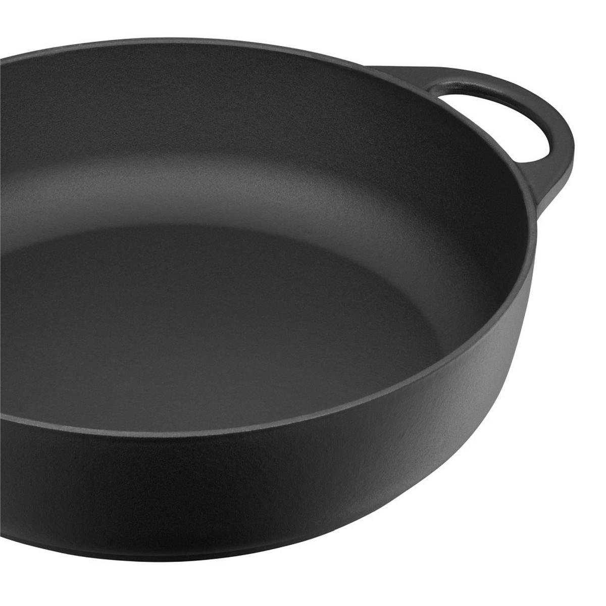 PFANNE  - Schwarz, Basics, Glas/Metall (28/7,5cm) - WMF