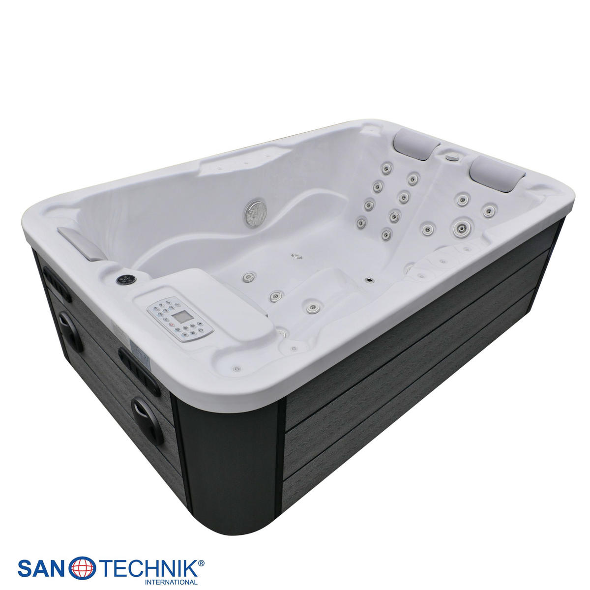 WHIRLPOOL XXL1908  - Schwarz/Weiß, Basics, Kunststoff (130/70/205cm)