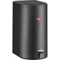 ABFALLEIMER 9 L  - Silberfarben/Hellgrau, KONVENTIONELL, Metall (20/37/34,5cm) - Wesco