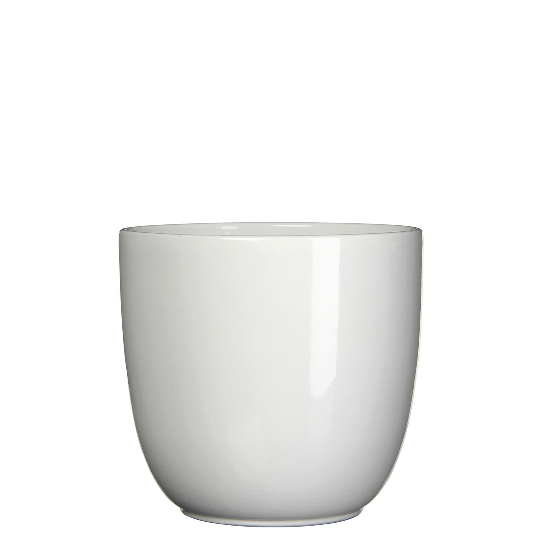 CVETLIČNI LONEC - bela, Basics, keramika (22,5/20cm)