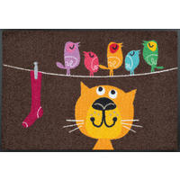 COVORAȘ DE INTRARE 50/75 cm  - maro/multicolor, Konventionell, plastic/textil (50/75cm) - wash+dry
