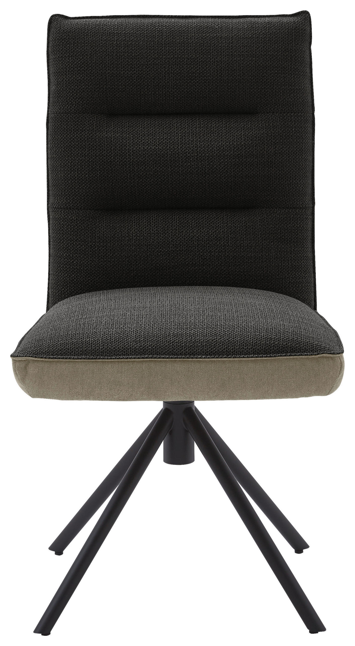 STUHL DREHBAR 360° - Greige/Anthrazit, Design, Textil/Metall (49/93/59cm) - Dieter Knoll