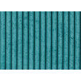 SCHLAFSOFA in Cord Türkis  - Türkis/Schwarz, Design, Kunststoff/Textil (250/92/105cm) - Carryhome