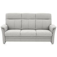 3-SITZER-SOFA Flachgewebe Ecru  - Ecru/Alufarben, Konventionell, Textil/Metall (194/100/89cm) - Beldomo Comfort
