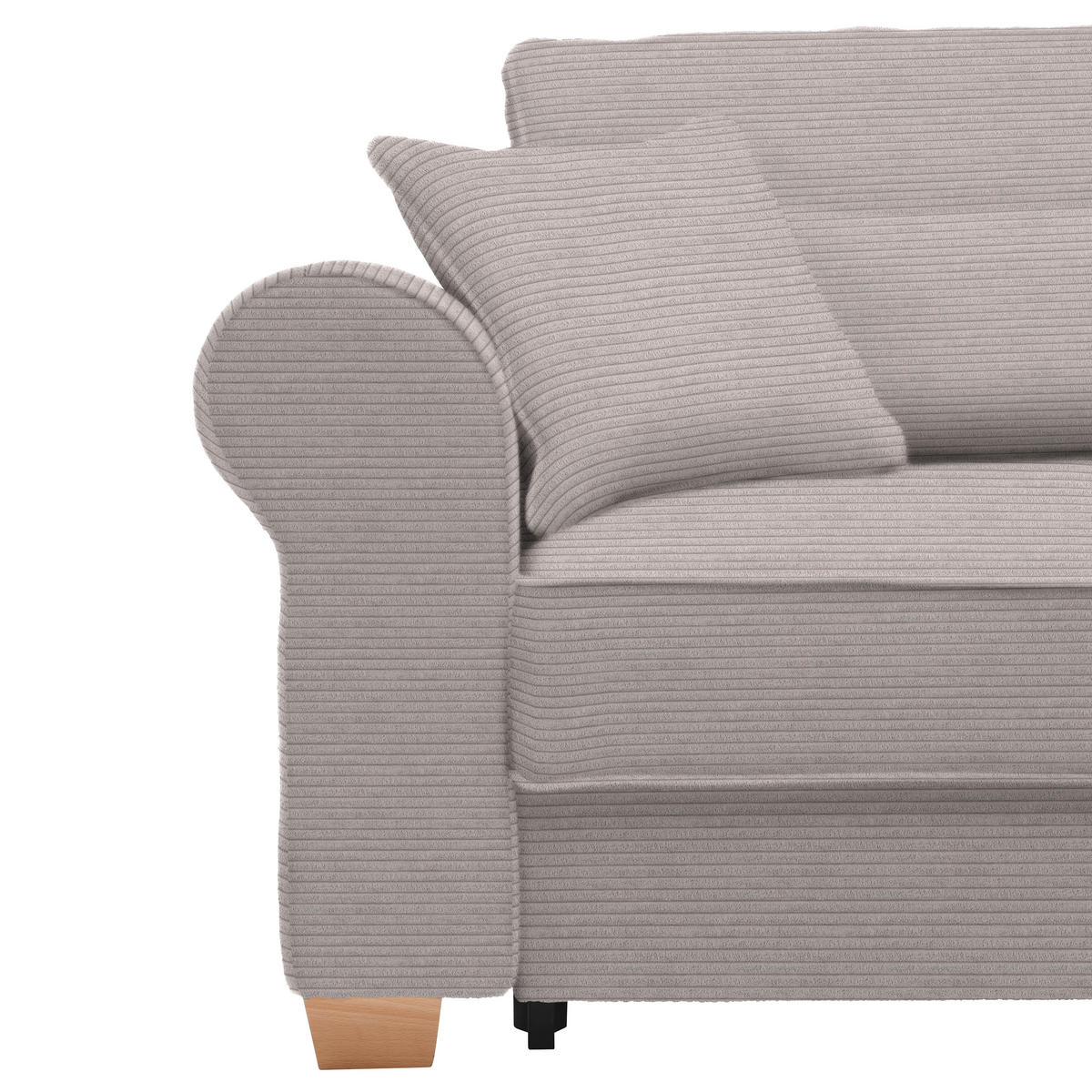 HÖRNSOFFA i taupe  - taupe, Modern, trämaterial/trä (255/185cm) - MID.YOU