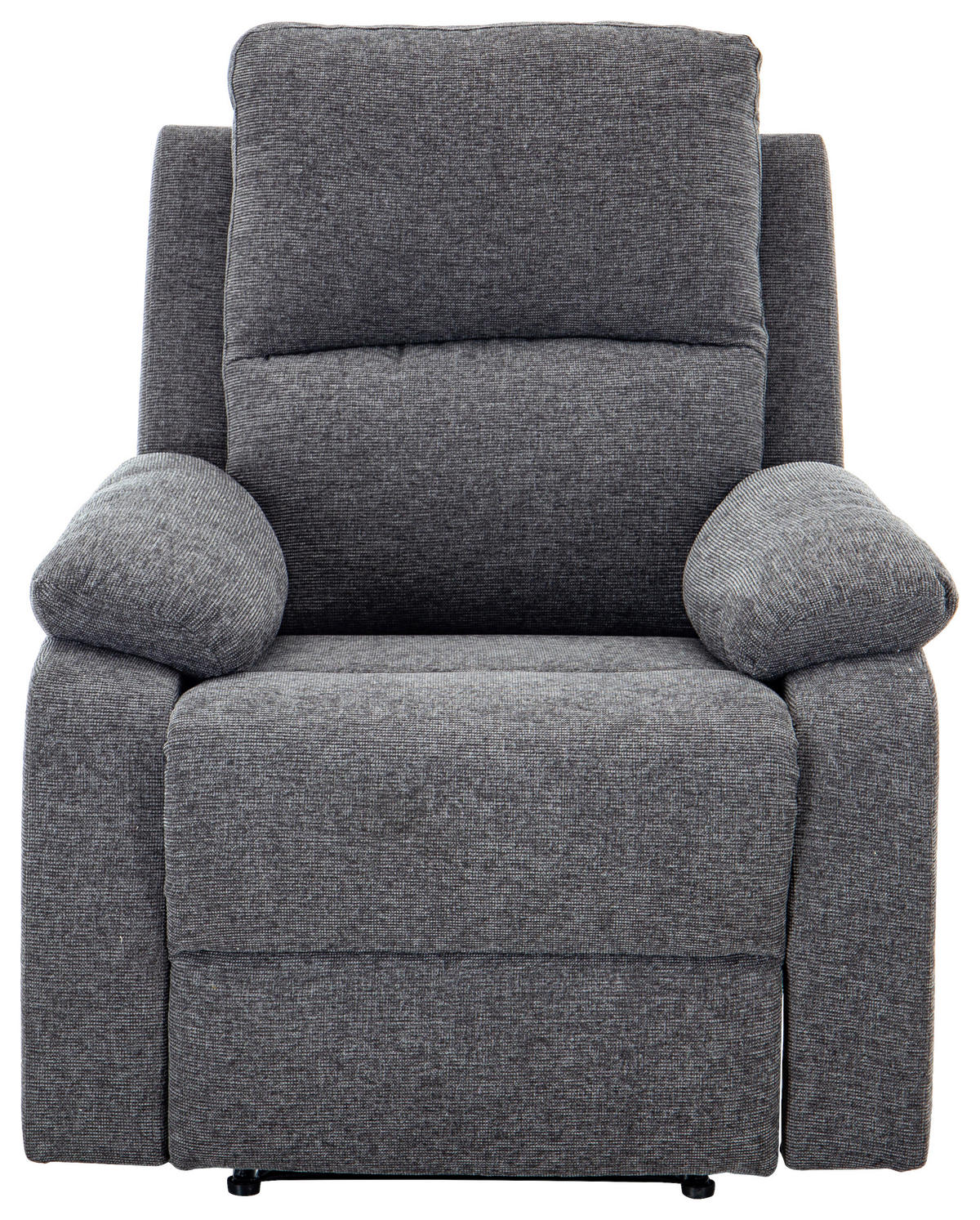 SITZGARNITUR VERONA Leinenoptik Dunkelgrau  - Dunkelgrau/Schwarz, Design, Kunststoff/Textil (84,5/133,5/100,5/92cm) - Livetastic
