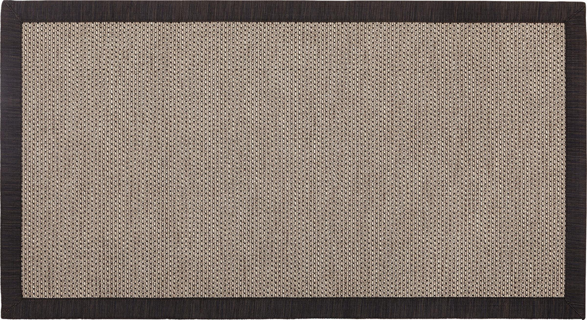 FLACHWEBETEPPICH 80/200 cm Theta  - Anthrazit, Konventionell, Kunststoff/Textil (80/200cm) - Linea Natura