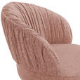 STUHL - Schwarz/Rosa, Design, Textil/Metall (63/82/65cm) - Novel