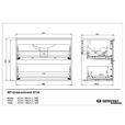 WASCHBECKENUNTERSCHRANK 81/61/47 cm  - Chromfarben/Silberfarben, MODERN, Glas/Holzwerkstoff (81/61/47cm) - Xora