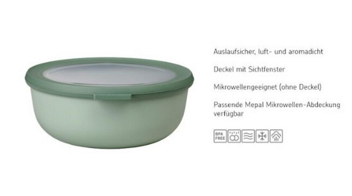 VORRATSDOSE CIRQULA 0.75 L  - Blau, Basics, Kunststoff (0,75l) - Mepal