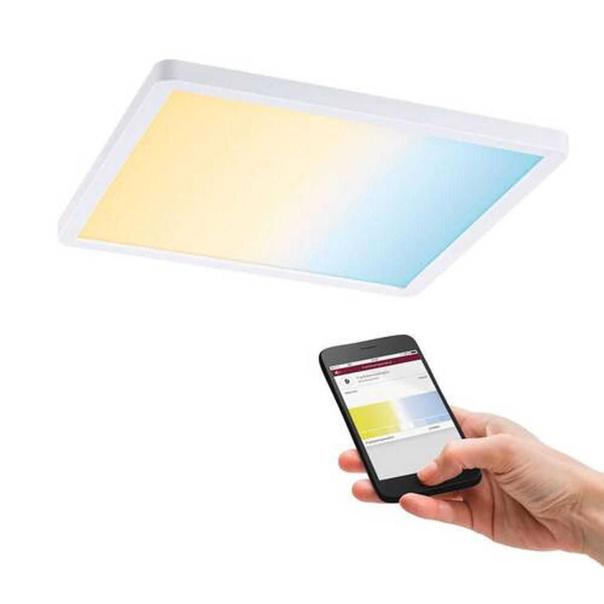 LED-PANEEL 23/23 cm   - Weiß, Design, Kunststoff (23/23cm) - Paulmann