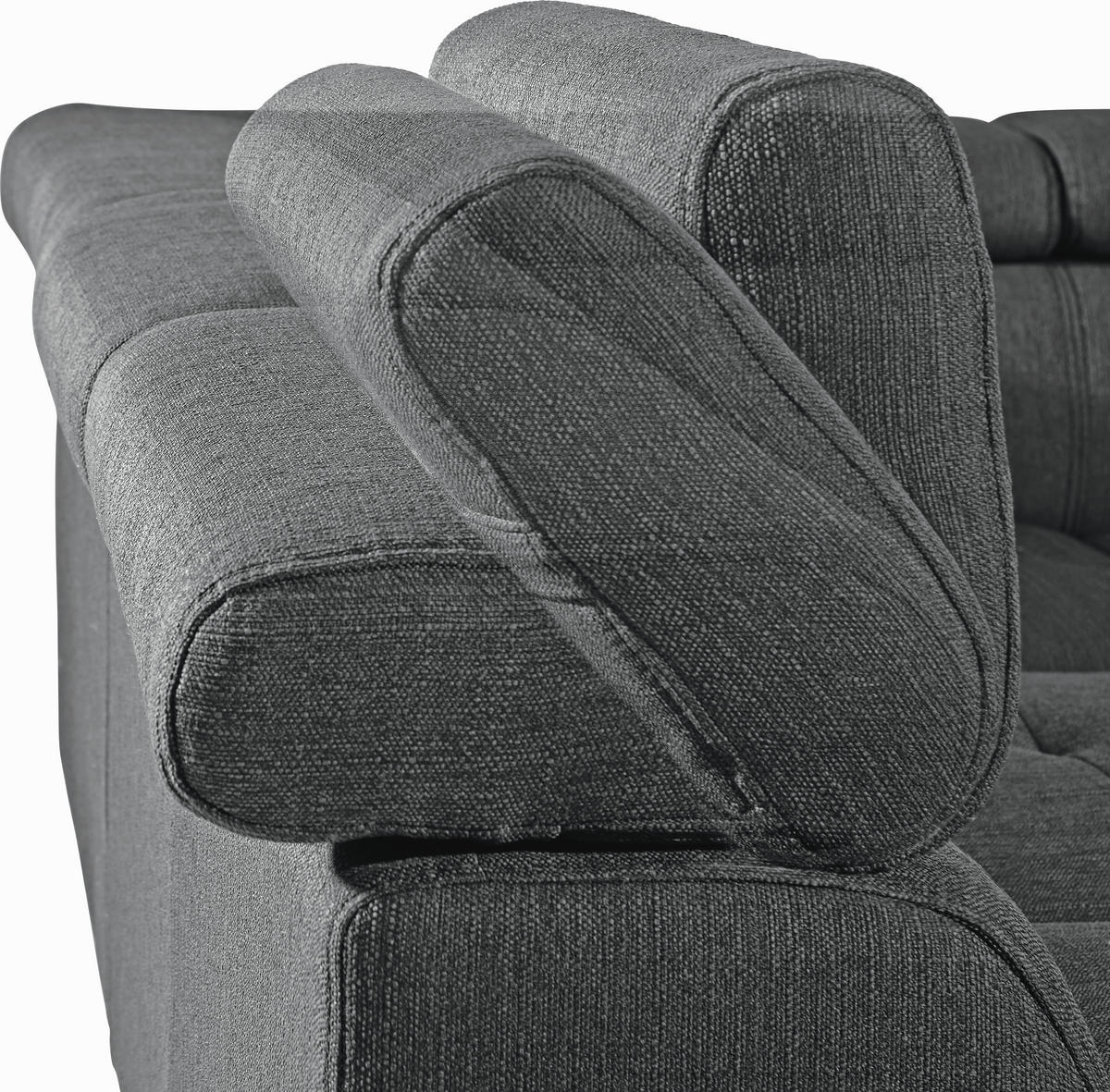 SEDEŽNA GARNITURA, tkanina antracit  - barve kroma/zelena, Design, kovina/tekstil (229/270cm) - Xora