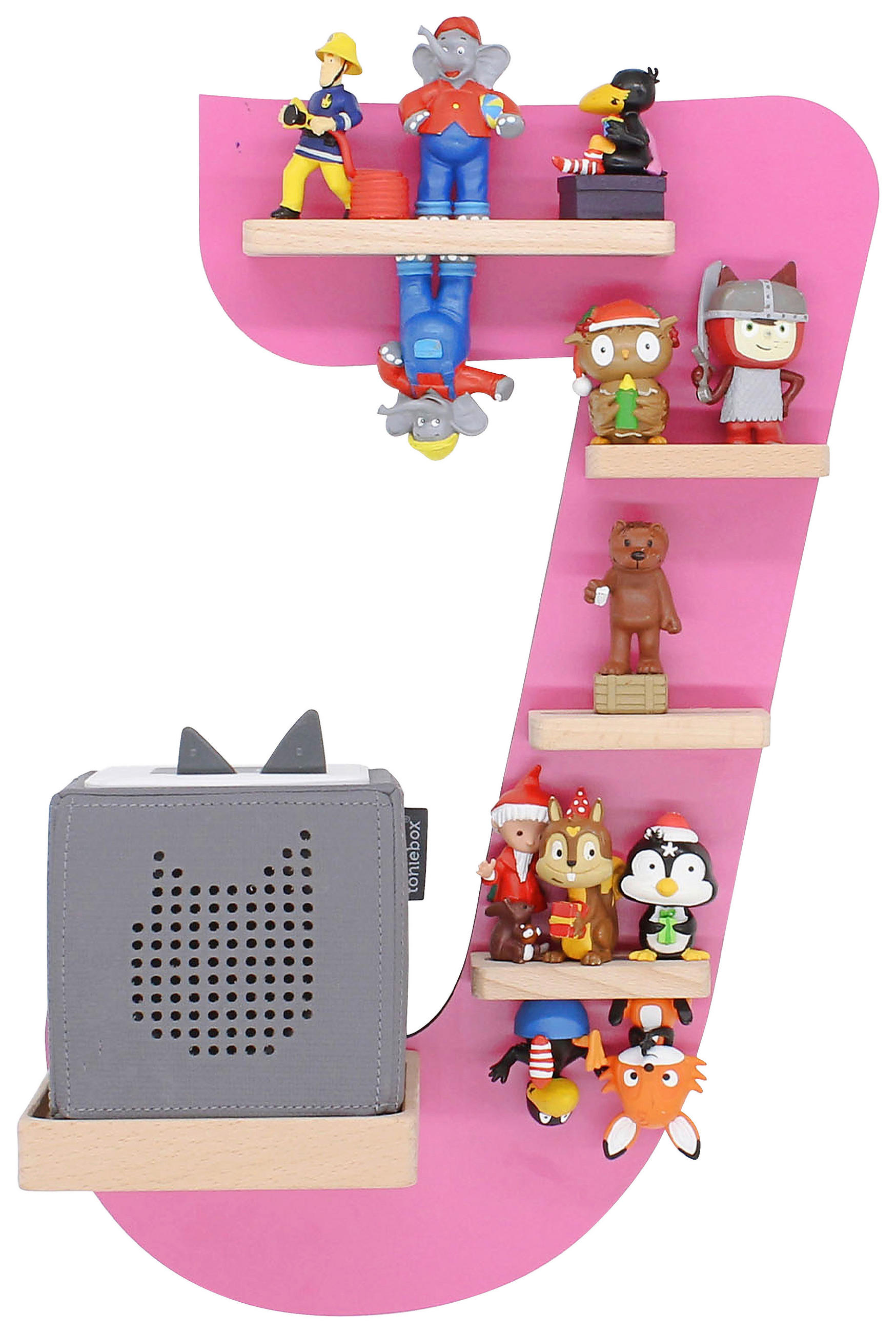 KINDERREGAL Pink  - Pink, MODERN, Holzwerkstoff (32/47/19cm) - MID.YOU