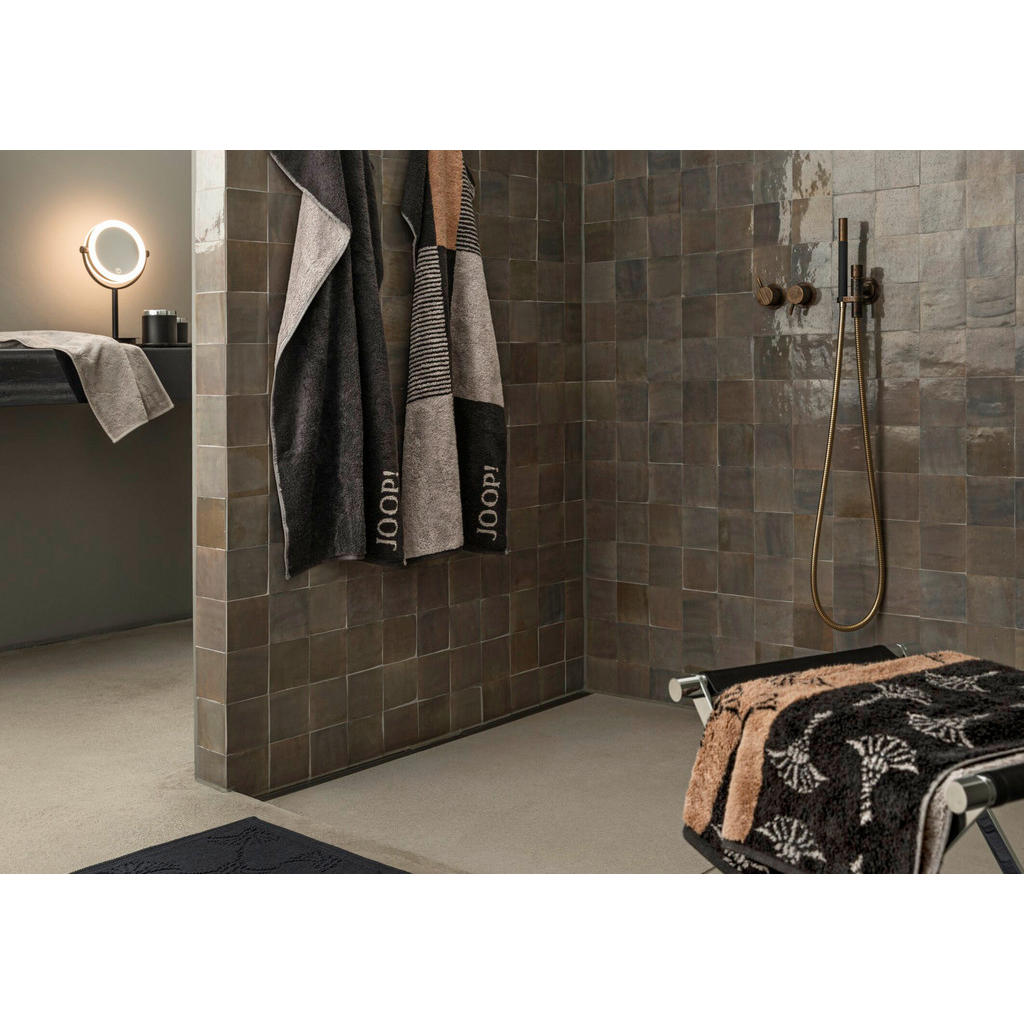 Thumbnail - Joop! Duschtuch Divided Doubleface, Grau, Textil, Uni, 80x150 cm, Made in Germany, Oeko-Tex® Standard 100, saugfähig, Au...