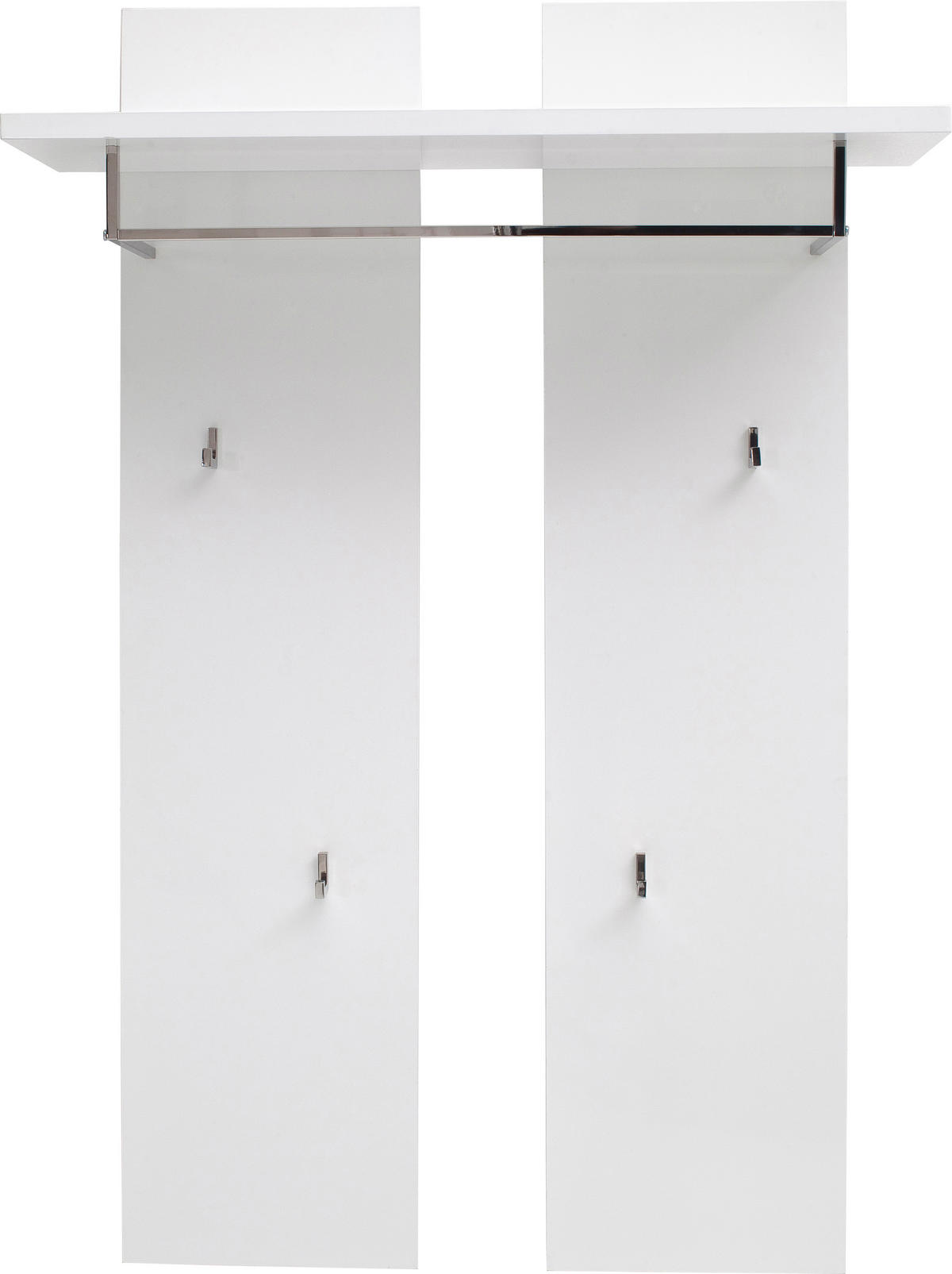 GARDEROBENPANEEL  in 91/135/25 cm  - Weiss, Design, Holzwerkstoff (91/135/25cm) - Novel