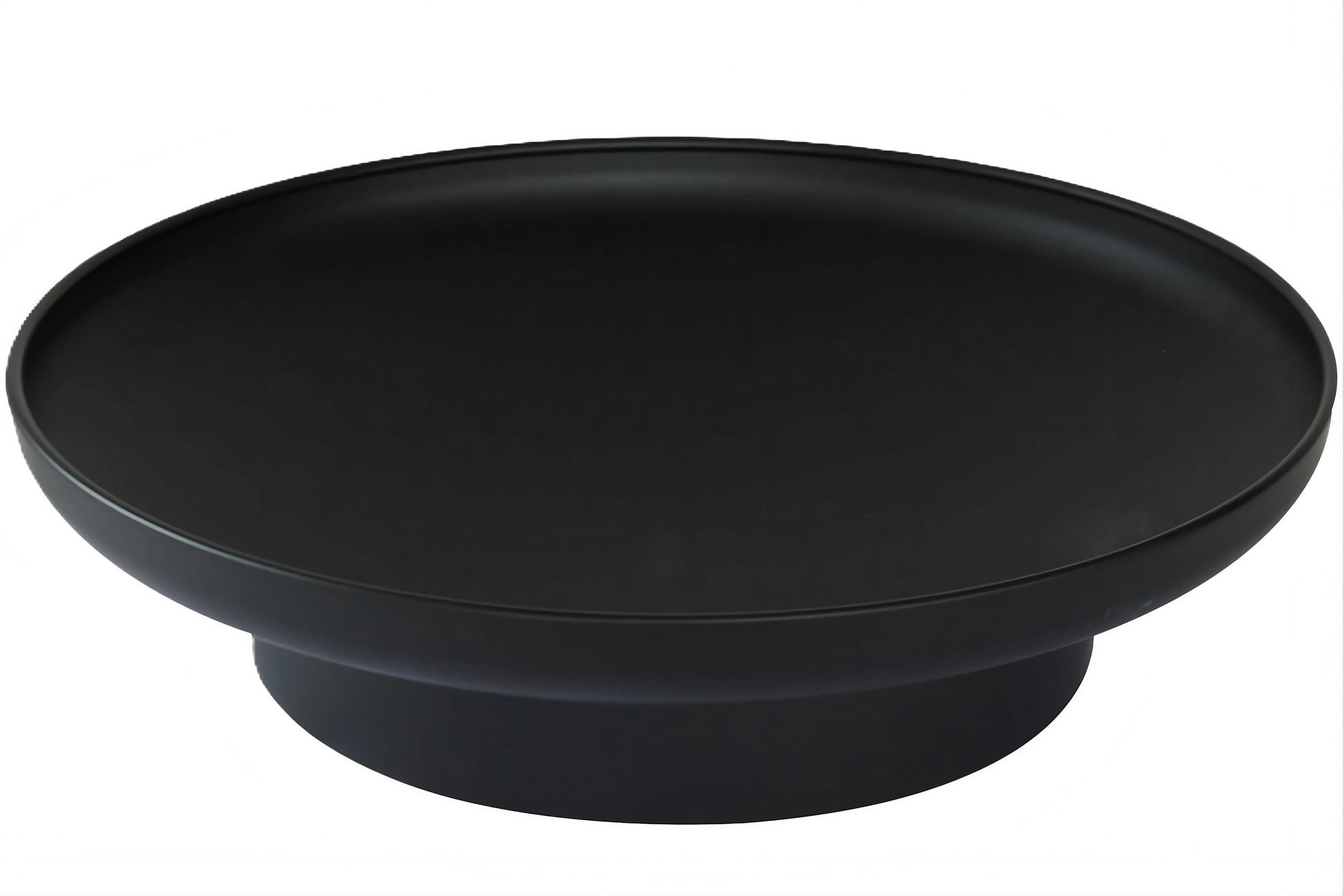 FEUERSCHALE  - Schwarz, Basics, Metall (59/14cm)