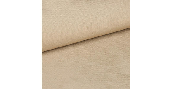 WOHNLANDSCHAFT Beige Webstoff  - Beige/Schwarz, MODERN, Kunststoff/Textil (153/350/153cm) - Xora