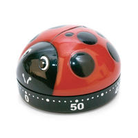 KUHINJSKI TIMER  - višebojno, Konvencionalno, metal/plastika (5,7/4,5/4,5cm) - Kikkerland