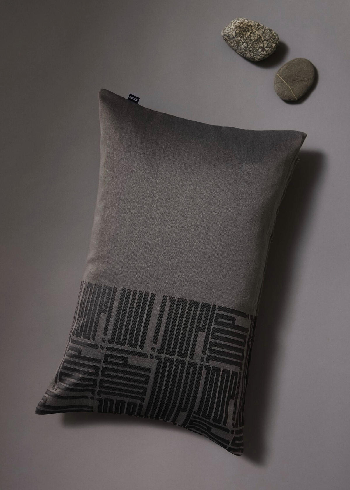 KISSENHÜLLE J!Fine Bars 40/60 cm  - Taupe/Grau, Basics, Textil (40/60cm) - Joop!